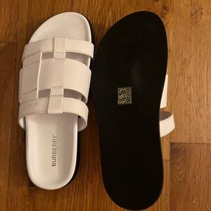 Burberry Woven Slides